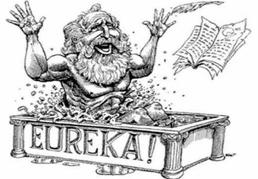 Archimedes eureka moment!